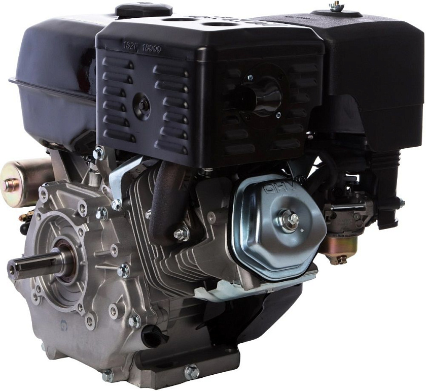 Бензиновй двигатель Lifan 188FD-18А (Лифан 13 л.с.) с электрозапуском и катушкой (генератором) 18 ампер, лифановский мотор на 13 лошадиных сил с электростартером, вал 25 мм