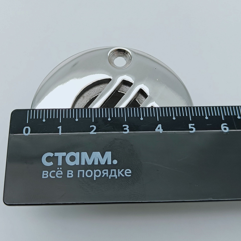 Горловина палубная сливная 50 мм под шланг 25 мм, из морской нержавеющей стали AISI 316, слив дренажный напольный фитинг, патрубок для лодки, катера, яхты