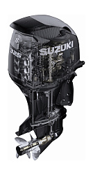 Лодочный мотор 4-х тактный Suzuki DF325ATXX, мощность 325 л.с., цвет черный   