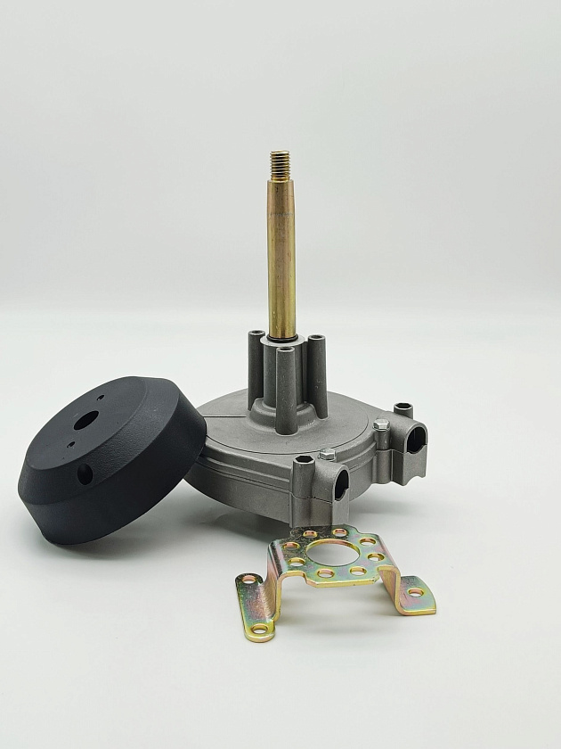 Короткоходный рулевой редуктор Nautflex YK7-CD (T71) 1,8 оборота, для водомета под трос М66 руля лодки / катера c подвесным мотором, планетарный возвратный (инерционный) для ПЛМ до 150 л.с.