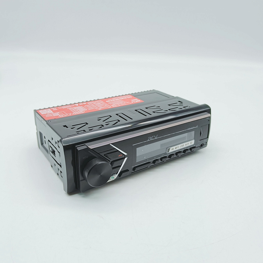 Магнитола в машину ACV AVS-814BB, 1 din, блютуз, USB/AUX/SD/FM/4*50 автомагнитола автомобильная 1 дин, цвет подсветки синий
