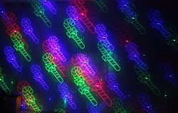 Уличный морозостойкий лазерный звездный новогодний проектор Garden Xmas RGB XL   