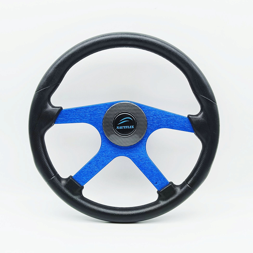Руль Nautflex Premium (360 мм) для лодки / катера, рулевое колесо (штурвал) для дистанционного управления лодочным мотором