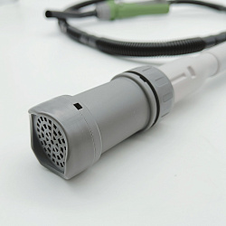 Насос SP-2050EP электрический с Li-ion батареей 2850 mAh 3,7V для перекачки топлива с заправочным пистолетом (мини насос для бензина, дизельного топлива солярки дизтоплива гсм воды жидкости керосина)   