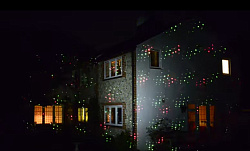 Проектор уличный лазерный новогодний для подсветки дома и деревьев Garden RGB   