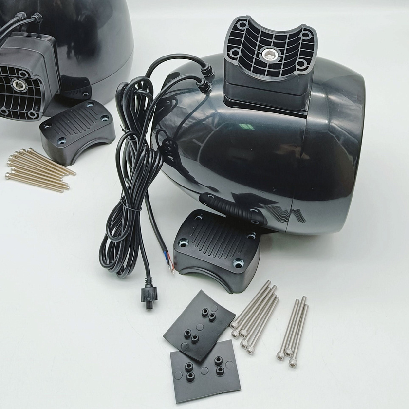 Подвесная морская акустика ACV MR62BL 300 Вт 6,5'', RGB подсветка, комплект корпусных динамиков 2 шт, влагостойкие колонки для лодки, катера, яхты водонепроницаемые 2-полосные, черные