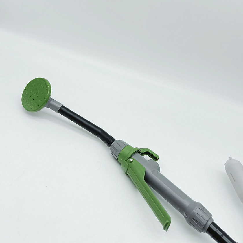 Насос SP-2050EP электрический с Li-ion батареей 2850 mAh 3,7V для перекачки топлива с заправочным пистолетом (мини насос для бензина, дизельного топлива солярки дизтоплива гсм воды жидкости керосина)
