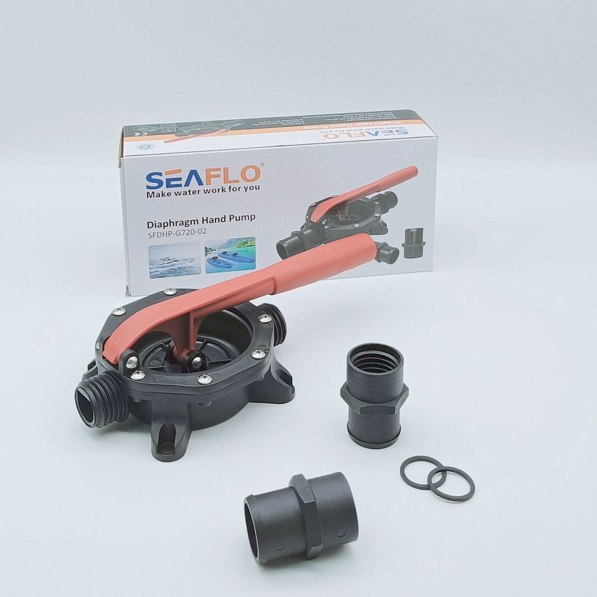 Помпа ручная для откачки воды SeaFlo 720 GPH (2725,5 л/час) осушительная, для лодки / катера, трюмная, мембранная, механическая, водооткачивающая