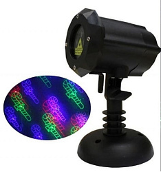 Уличный морозостойкий лазерный звездный новогодний проектор Garden Xmas RGB XL   