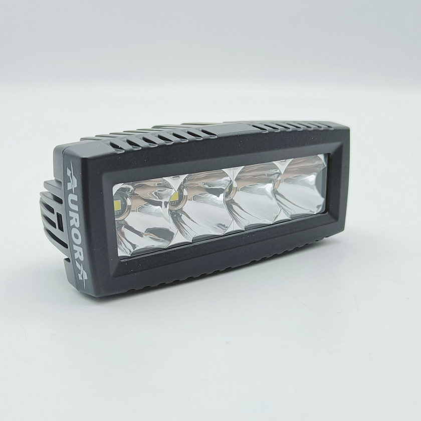Светодиодная фара ДАЛЬНЕГО света Аврора ALO-L-4-P7T, 40 ватт, угол 10 градусов, LED фара 9 36 В Aurora на квадроцикл, крышу автомобиля и др. технику