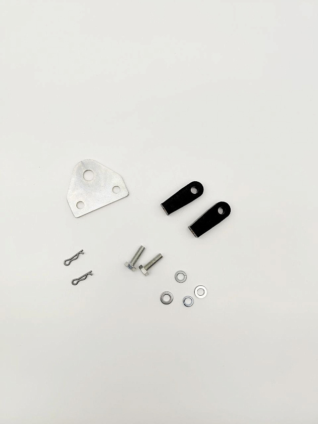 Для лодочного мотора Yamaha 15F / 20F 4-х тактный (карбюратор) установочный комплект подключения перехода с румпеля на ДУ дистанционное управление (переделка в дистанцию), адаптер для троса газ реверс