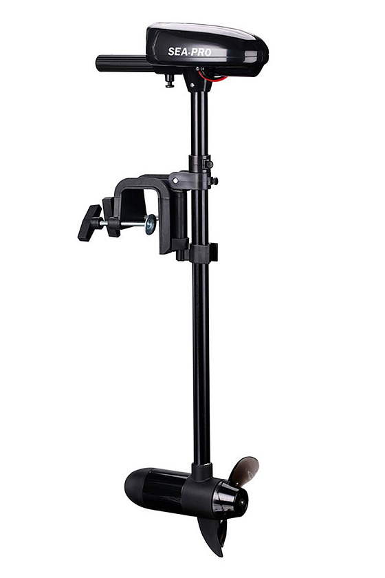 Транцевый лодочный электромотор Sea-Pro T18/60, 12В подвесной электрический мотор на транец лодки