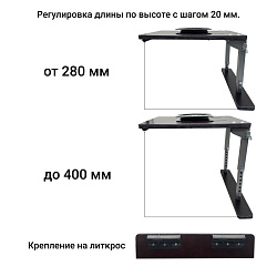 Стойка с поворотным механизмом для кресла, сиденья в лодку ПВХ в т.ч. нднд на ликтрос (регулируемая опора, крепление рама основание подставка платформа, адаптер для лодочного кресла)   
