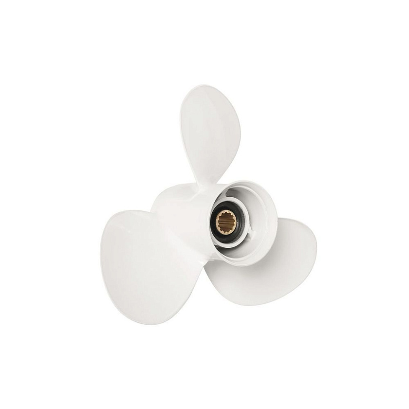 Для лодочного мотора Yamaha (Ямаха) 40-60 л.с. гребной винт шаг 12, диаметр 11-3/8, шлицов 13, лопасти 3, алюминиевый пр-во Skipper