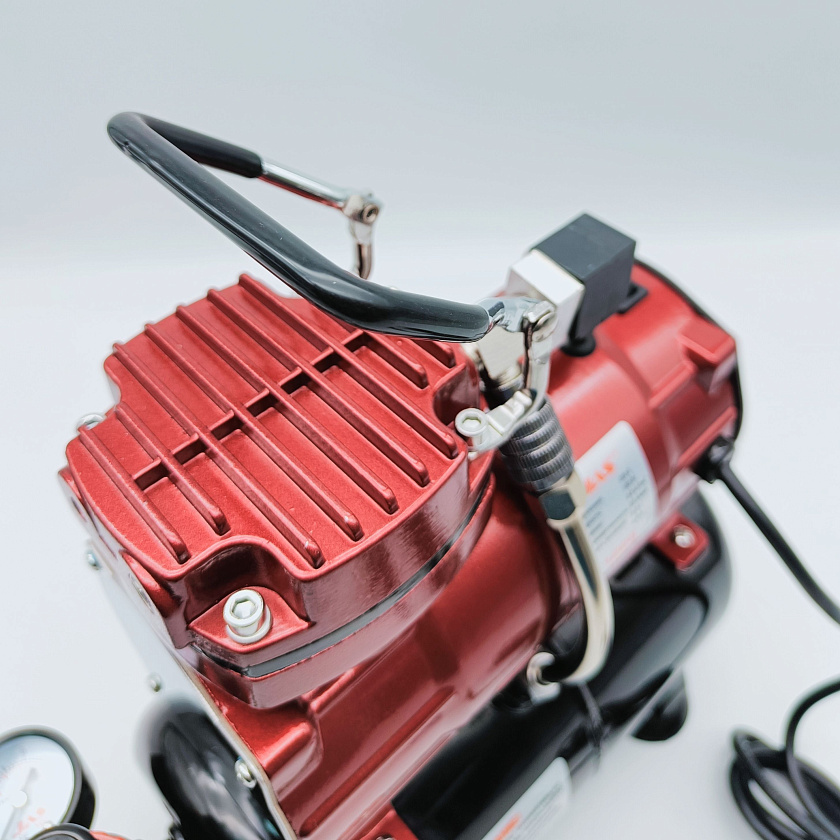 Мини-компрессор JAS 1228 с ресивером для аэрографии (2 режима). Товар уцененный