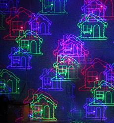 Уличный морозостойкий лазерный звездный новогодний проектор Garden Xmas RGB XL   