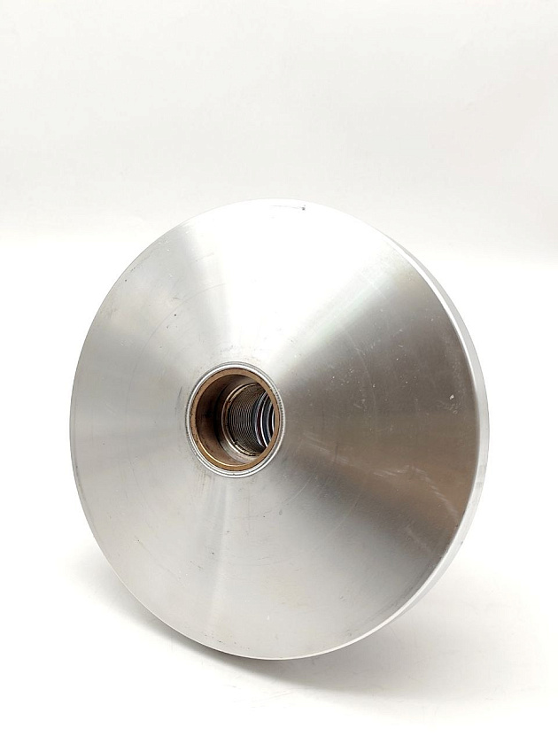 Конус подвижный вариатора Сафари (медуза) в сборе с грузиками, упором и крышкой для снегохода Буран, Тайга, мотобуксировщика, вездехода