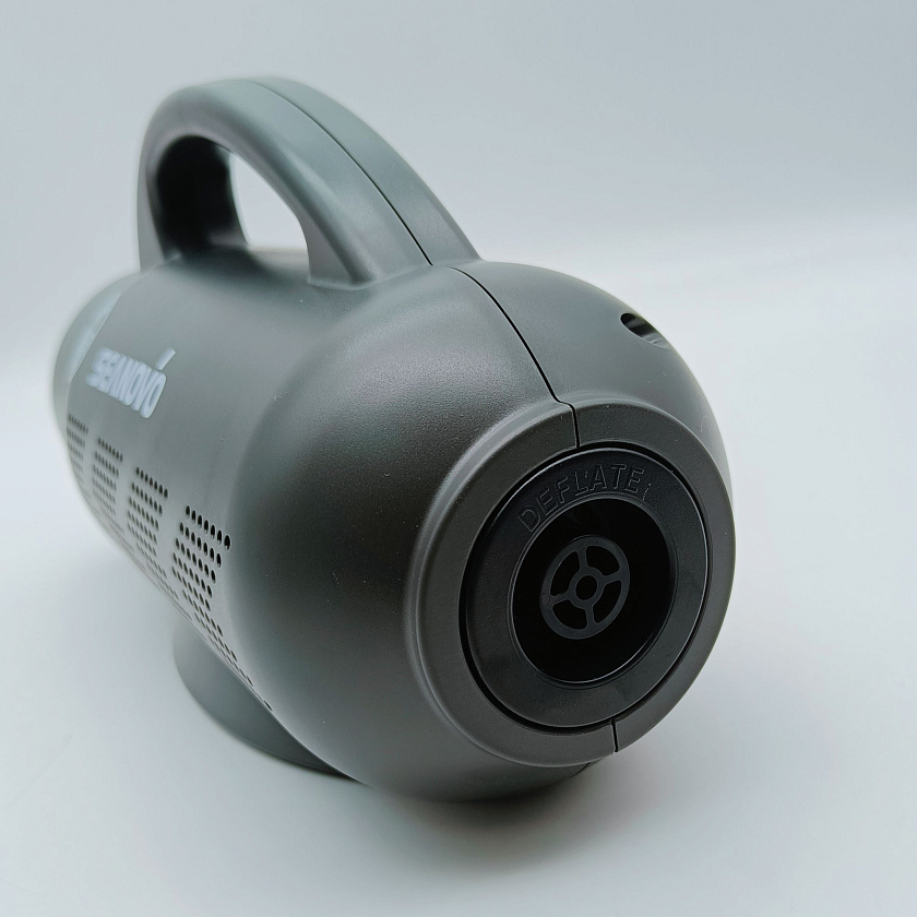 Электрический насос 220 Вольт HT-600 Seanovo TURBO MAX, 750 л/мин, 2 режима лодочный воздушный компрессор высокого давления для накачки лодки ПВХ в т.ч НДНД, РИБ, SUP-доски, байдарки, бассейна