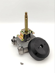 Короткоходный рулевой редуктор Nautflex YK7-CS0.7 (T71) 0,7 оборота, под трос М66 для водомета лодки / катера c подвесным мотором, планетарный рулевой редуктор для ПЛМ до 150 л.с.   