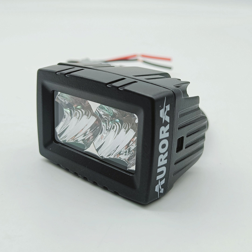 Светодиодная фара ближнего света Аврора ALO-L-2-E7T, 20 ватт, угол 25 градусов, LED фара 9 36 В Aurora на квадроцикл, крышу автомобиля и др. технику